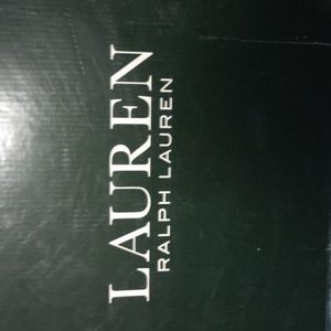 Ralph Lauren black burnished calf boots. Size 9